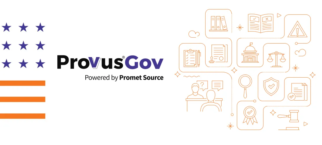 Provus®Gov banner in white