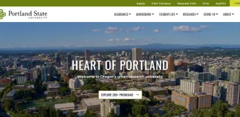 Portland State University header